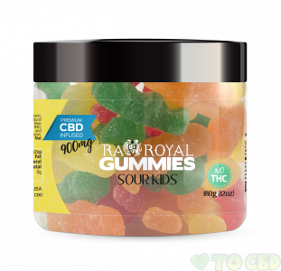 R.A. Royal Gummies – 900MG CBD Infused Sour Kids
