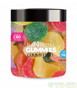R.A. Royal Gummies – 600MG CBD Infused Gummy Fruit