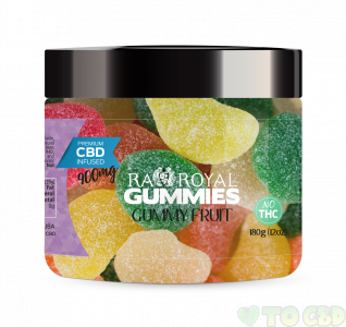 R.A. Royal Gummies – 900MG CBD Infused Gummy Fruit