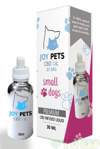 Joy Pets CBD Oil for Small Dogs 25MG