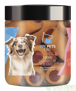 JoyPets CBD – Dog Treats – Sausages in a blanket