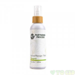 Partners - Nurture Massage / Body Oil 400mg (Lemongrass)