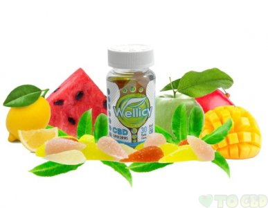 Wellicy CBD Super Chews 30 Gummies 1050MG