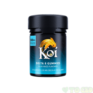 Koi CBD Blue Raspberry Delta-8 Gummies