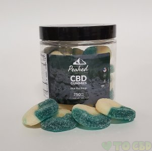 CBD + MELATONIN BLUE RAZZ GUMMY RINGS