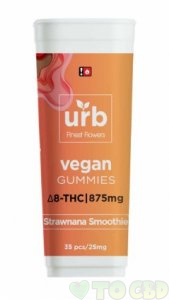 Urb Strawnana Smoothie Delta-8 Gummies