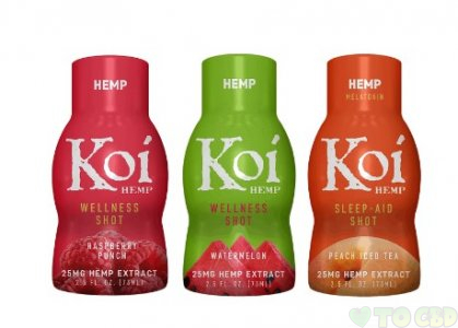 Koi CBD Peach Iced Tea Sleep Aid Shot (25MG)
