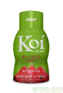 Koi CBD Watermelon Wellness Shot (25MG)