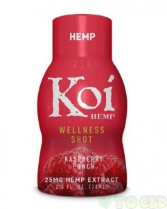 Koi CBD Raspberry Punch Wellness Shot (25MG)