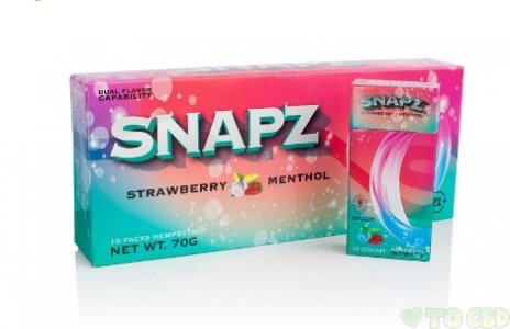 Snapz Strawberry Menthol CBD Hemp Smokez