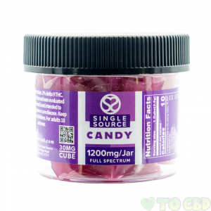 Full spectrum CBD Candy Gummy Cubes 300mg