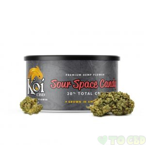 Koi CBD Flower - Sour Space Candy (4 Grams)