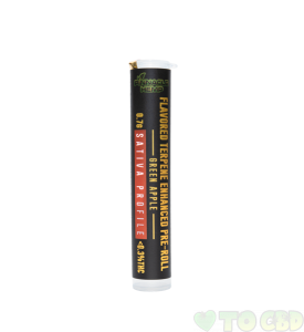 Pinnacle Hemp Green Apple Terpene Enhanced CBD Pre Roll - Sativa
