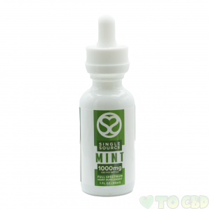 Tincture in mct oil Mint Flavor 1000mg CBD