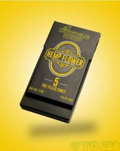 Pinnacle Hemp Blueberry Terpene Enhanced CBD Pre Roll (5 Pack) - Indica