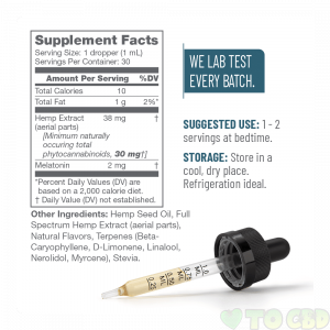 900MG PURE SLEEP CBD + CBN TINCTURE