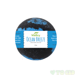 Wellicy Ocean Breeze CBD Bath Bomb