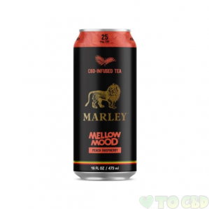 Marley Mellow Mood CBD Infused Tea 16oz – Peach Raspberry 25mg