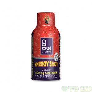 CBD Living Energy Shot – Mixed Berry 30mg 2oz