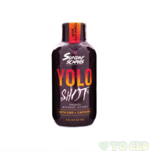 Sunday Scaries YOLO Shot CBD Energy Shot – Sour Fruit Punch 50mg