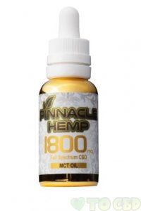 Pinnacle Hemp CBD Oil Tincture with MCT