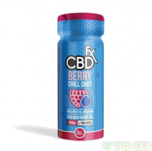 CBDfx Berry Chill Shot 2oz. – 20mg