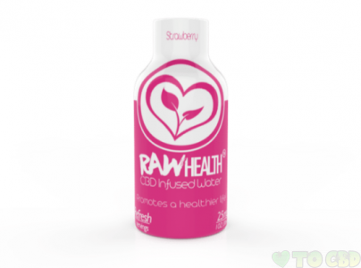 RAW Health CBD Infused Water – Refresh for Energy – Strawberry