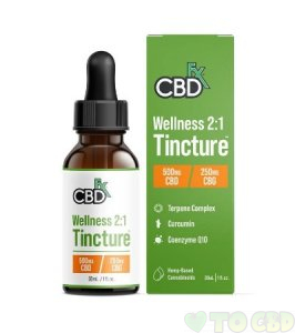 CBDFx Wellness 2:1 CBD & CBG Tincture