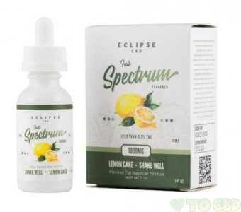 Eclipse CBD Lemon Cake Full Spectrum CBD Tincture