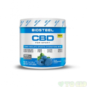 BioSteel CBD Isolate Sports Hydration Mix Blue Raspberry 400mg