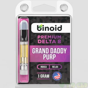 DELTA 8 THC VAPE CARTRIDGE - GRAND DADDY PURP