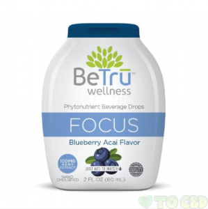 Be Trū Wellness FOCUS Beverage Drops – Blueberry Acai