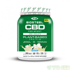 BioSteel CBD Isolate Plant-Based Protein Powder Vanilla 360mg