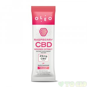 OLEO™ Raspberry Rooibos Tea Mix with OleoCBD™ Single Pack