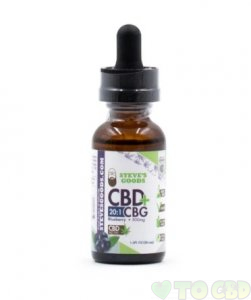 Steve's Goods Blueberry CBG Oil Tincture