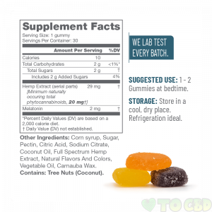 600MG PURE SLEEP CBD+CBN GUMMIES