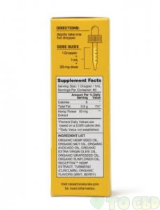 Receptra Serious Relief + Turmeric Tincture 33mgdose