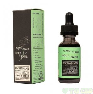 Pachamama Ylang Ylang Holy Basil CBD Tincture