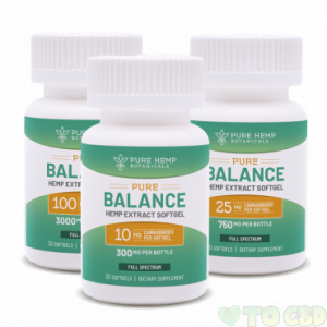 PURE BALANCE FULL SPECTRUM CBD SOFTGELS 3000MG MAXIMUM STRENGTH