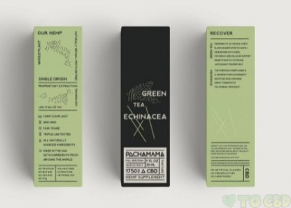 Pachamama Green Tea Echinacea CBD Tincture