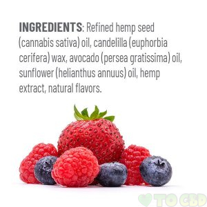 100MG HEMP EXTRACT LIP BALM BERRY FLAVOR