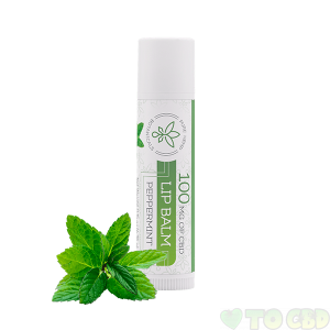 100MG HEMP EXTRACT LIP BALM PAPPERMINT FLAVOR