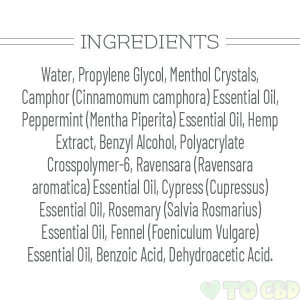 500MG CBD COOLING GEL