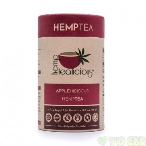 PURE HEMP TEA – APPLE HIBISCUS FLAVOR