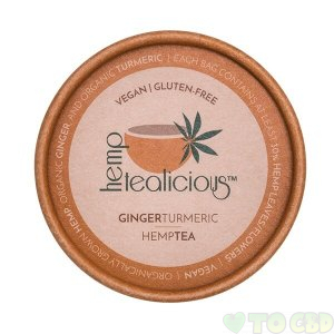 PURE HEMP TEA – GINGER TURMERIC FLAVOR