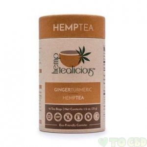 PURE HEMP TEA – GINGER TURMERIC FLAVOR