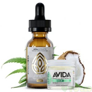 Broad Spectrum CBD Tincture & Balm Bundle Natural Flavor 1500mg CBD Oil & 500mg Balm Strength