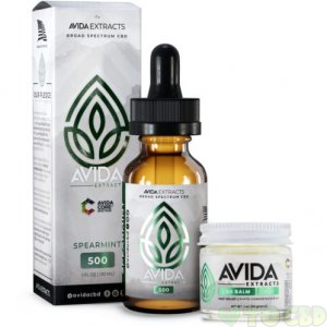 Broad Spectrum CBD Tincture & Balm Bundle Orange Bliss Flavor 500mg CBD Oil & 500mg Balm Strength