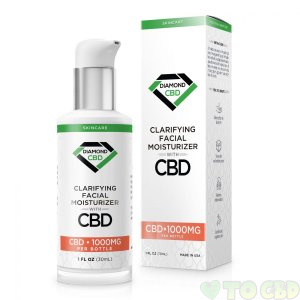 Diamond CBD Clarifying Facial Moisturizer - 1000mg