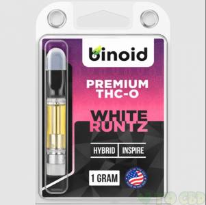 THC-O VAPE CARTRIDGE - WHITE RUNTZ
